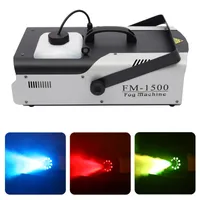 Mlhový stroj Stage Fog Effect 9X3W RGB LED dálkové ovládání Kouřový stroj 1500W Fog Machine