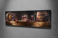 Wallity, PC010- MJS1279, Farebné, Maľba na plátne, 30 x 80 cm, 100% plátno