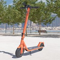 Elektro Scooter mit Straßenzulassung ABE E-Scooter 20 km/h Aluminium Elektroroller eKFV Zulassung Faltbar Roller EScooter - orange