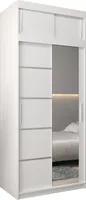 Kleiderschrank, Schiebetürenschrank Schlafzimmer, Schrank VERONA 2 100 mit Aufsatz, Höhe 240 cm