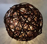 Weidenkugel in Natur Größe 30 cm für Haus und Gatren, Größe:Ø 30 cm