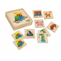 Kinder Holz Memory Spiel / Holzspielzeug Puzzle Gedächtnisspiel