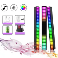 2PCS LED Lightbar, 32 RGB Bunte Sprachaktiviertes Pickup Rhythmus