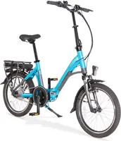 aktivelo Alu-Elektro-Faltrad »Komfort«, 20 Zoll Komfort Blau