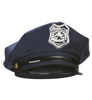 PolizeiHut PolizeiMütze Karneval Cop Polizei-Kostüm Karneval Fasching Blau 176 