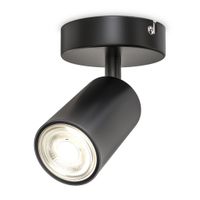 LED Spotleuchte schwenkbar Retro Schwarz GU10 Deckenlampe Wandleuchte Spot Flur