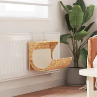 vidaXL Pelíšek pro kočky s polštářem Vodní hyacint 37 x 20 x 20 cm