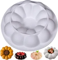 Spiralförmige Silikon-Kuchenform, Silikon-Backform, Donut-Kuchenform, antihaftbeschichtet, Silikon-Kuchenform, Kürbis-Kuchenform, Kuchenform