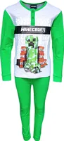 Schlafanzug Minecraft Creeper Grau-Grün 122 cm