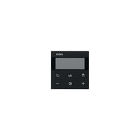 Gira 5393005 System 3000 Raumtemperaturregler Display, System 55, schwarz matt