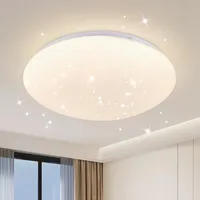 ZMH LED Deckenleuchte Deckenlampe Küche Küchenlampe Decke Ø25cm 12W Schlafzimmerlampe Rund Neutralweiß 4000K Deckenbeleuchtung Sternenhimmel Flurlampe für Kinderzimmer Treppenhaus