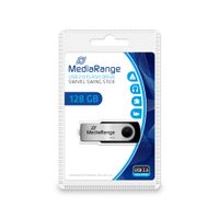 MEDIARANGE FLEXI USB STICK 128GB   MR913 15MB/s USB 2.0 schwarz-silber