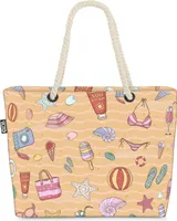 VOID Strand Badesachen Strandtasche Shopper 58x38x16cm 23L XXL Einkaufstasche Tasche Reisetasche Beach Bag