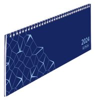 herlitz Tischkalender Compact 298 x 110 mm 2024 blau
