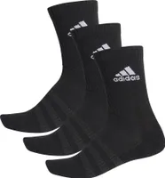 Ponožky ADIDAS Cush Crew Neck 3 Pack Black Čierna 37-39