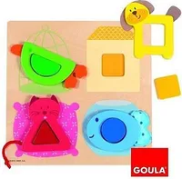 Formpuzzleteile 8 Tiere