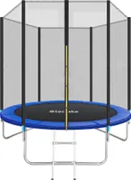Trampolína Garfunky Ø 244 cm, certifikovaná GS s bezpečnostní sítí