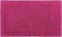 HOMESCAPES Badematte himbeer 50x80 cm aus 100% Baumwolle