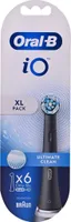 ORAL-B iO Ultimate Clean Zahnbürstenköpfe, schwarz - 6 Stück