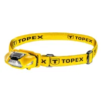 TOPEX Latarka czołowa 70lum, biały + czerwony, 1xAA