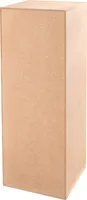 Dekosäule Unlackiertes MDF - Blumensäule für Wohnzimmer - Blumenständer - Podest Deko für Figuren - Pflanzenständer - Deko Wohnzimmer 80x30x30