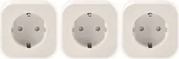 Nedis SmartLife Smart Stecker - Wi-Fi - 2500 W - Schutzkontakt / Typ F (CEE 7/7) - -10 - 45 °C - Android / IOS - Weiss - 3 Stück