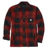 Carhartt Flannel Sherpa-Lined Shirt, Farbe:rot, Größe:L