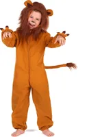 Löwen-Kinderkostüm Karneval Tier-Verkleidung braun M 7-9 Jahre (120-130 cm)