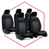 Autositzbezüge Maß Schonbezüge Sitzschoner Sitzauflagen für Skoda Karoq  (17- )