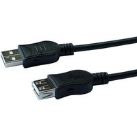 CONTINENTAL EDISON USB Verlängerungskabel Stecker / USB Buchse - 0,15m