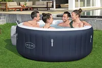 Bestway® LAY-Z-SPA® Energiespar-Whirlpool Miami AirJet™ für 4 Personen Ø 180 x 66 cm, Dunkelblau