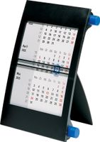 rido idé Tischkalender "3-Monatskalender" 2025/2026 schwarz