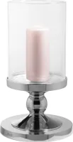 Fink Leuchter Lamonte silberfarben Aluminium, Glas, vernickelt Höhe  cm