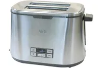 AEG Doppelschlitz Toaster Digital Vision im Edelstahl Design 980 Watt