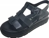 Tamaris Damen Sandalette in Schwarz, Größe 36