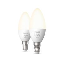 Philips Hue Bluetooth White LED E14 Kerze - B39 5,5W 470lm Doppelpack