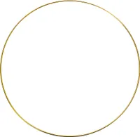 Dekoracja Clayre & Eef Ø 40 cm Metal w kolorze złotym