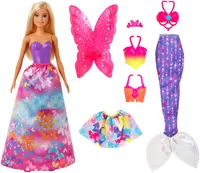Barbie Dreamtopia 3-in1-Fantasie Spielset mit Puppe (blond)