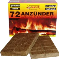 Podpałka do grilla i kominka Favourit 72 sztuki 1828