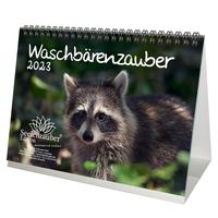 Waschbärenzauber DIN A5 Tischkalender für 2023 Waschbären - Seelenzauber