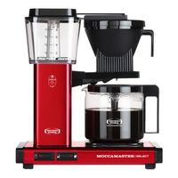 Moccamaster KBG Select, kávovar, metalická červená, kávovar na filtrovanú kávu, 1,25 l