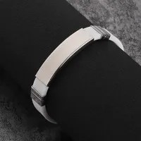 Silikónový náramok-Biela KP22750