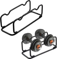 YisibaihTao Vertikální stojan na činky Malý stojan na činky, umístění fitness vybavení, 25,5*11*10 cm (černý)