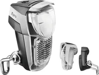 Busch & Müller 163 Akku-Scheinwerfer 'Lumotec IQ Eyro', LED, Gabelmontage, 30 Lux, schwarz/grau