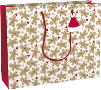 Clairefontaine Weihnachts-Geschenktüte "Lebkuchen" groß