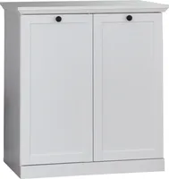 trendteam Wohnen Kommode BrandsonBaxter Weiß Nachbildung 81 x 88 x 41 cm