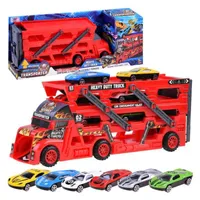 Nákladní auto + 6 autíček ZA3774