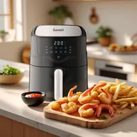 Teplovzdušná fritéza Laretti Príkon: 1500 W, Dotykový displej, Objem: 4.5 litrov LR-CO3313