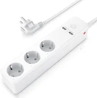BEARWARE Steckdosenleiste Mehrfachsteckdose Steckerleiste 3680W, 3-fach
