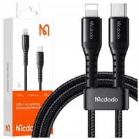 Kábel USB-C do Lightning Mcdodo CA-5630, 36 W, 0,2 m, čierny